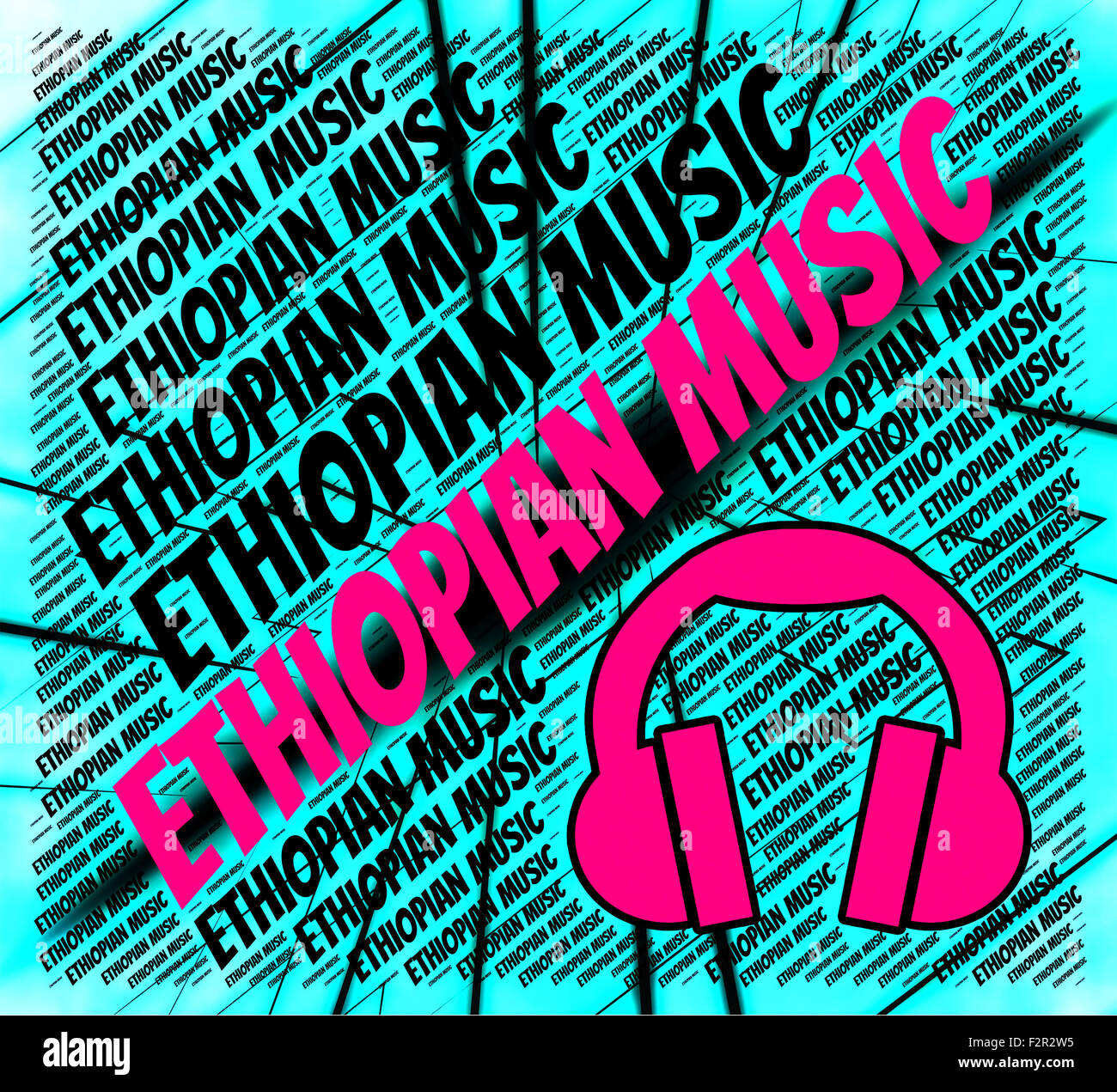 Ethiopian Music Meaning Sound Track And Audio Stock Photo Alamy