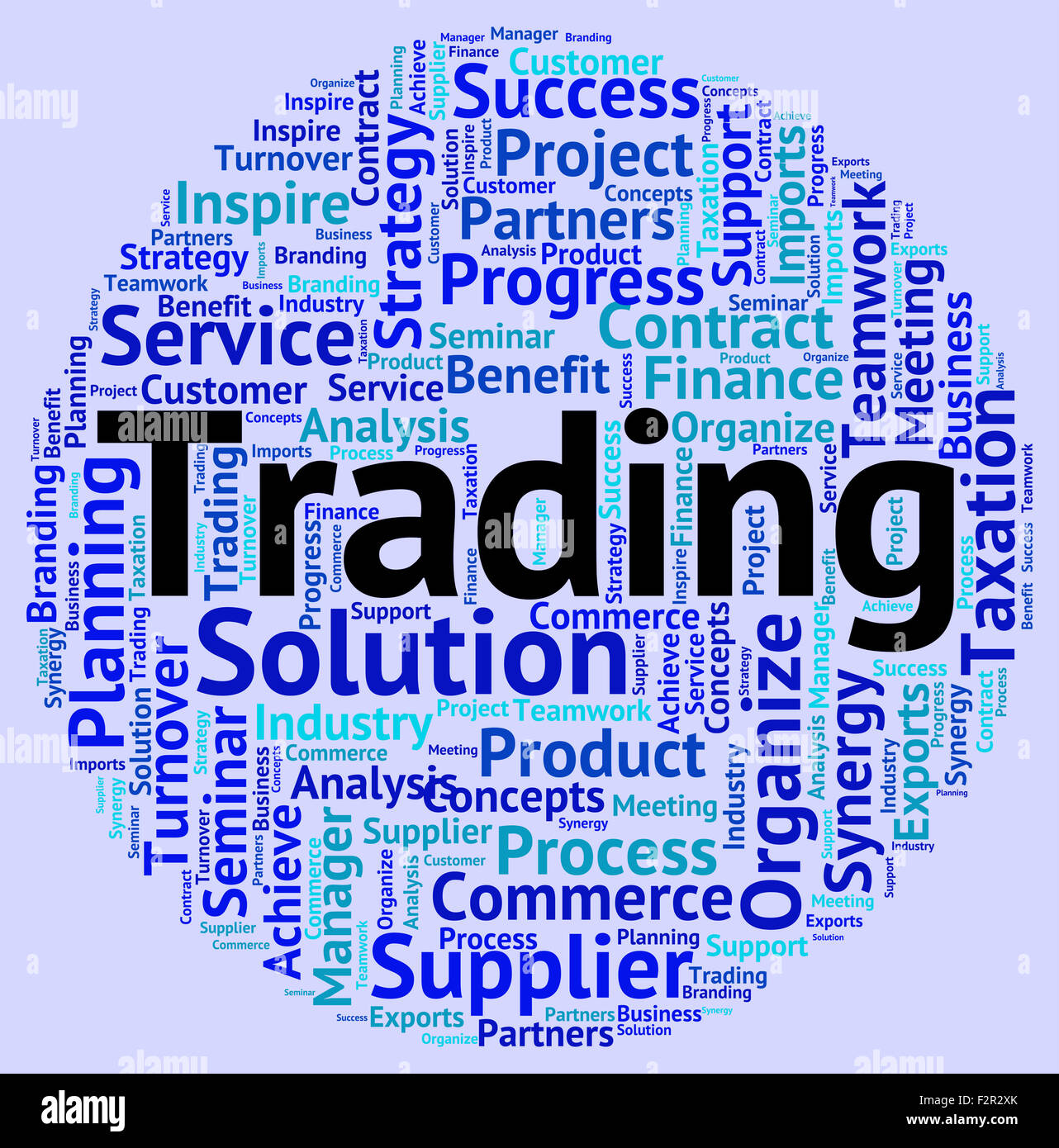 Trading Word Representing Export Buying And Ecommerce Stock Photo