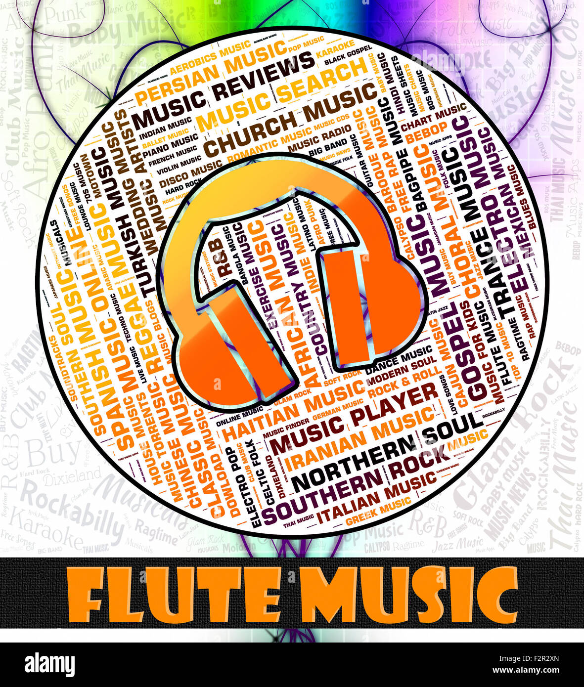 Flute Music Meaning Sound Track And Musical Stock Photo Alamy