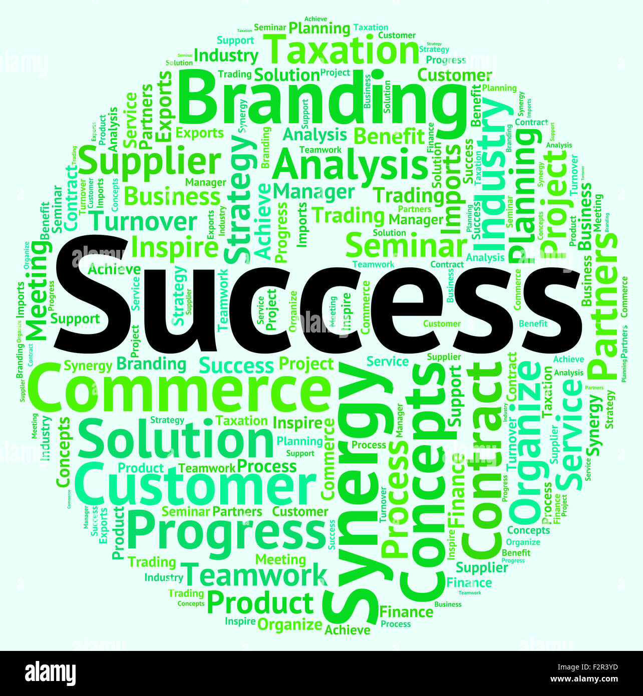 Success Word Meaning Victor Victors And Succeed Stock Photo - Alamy