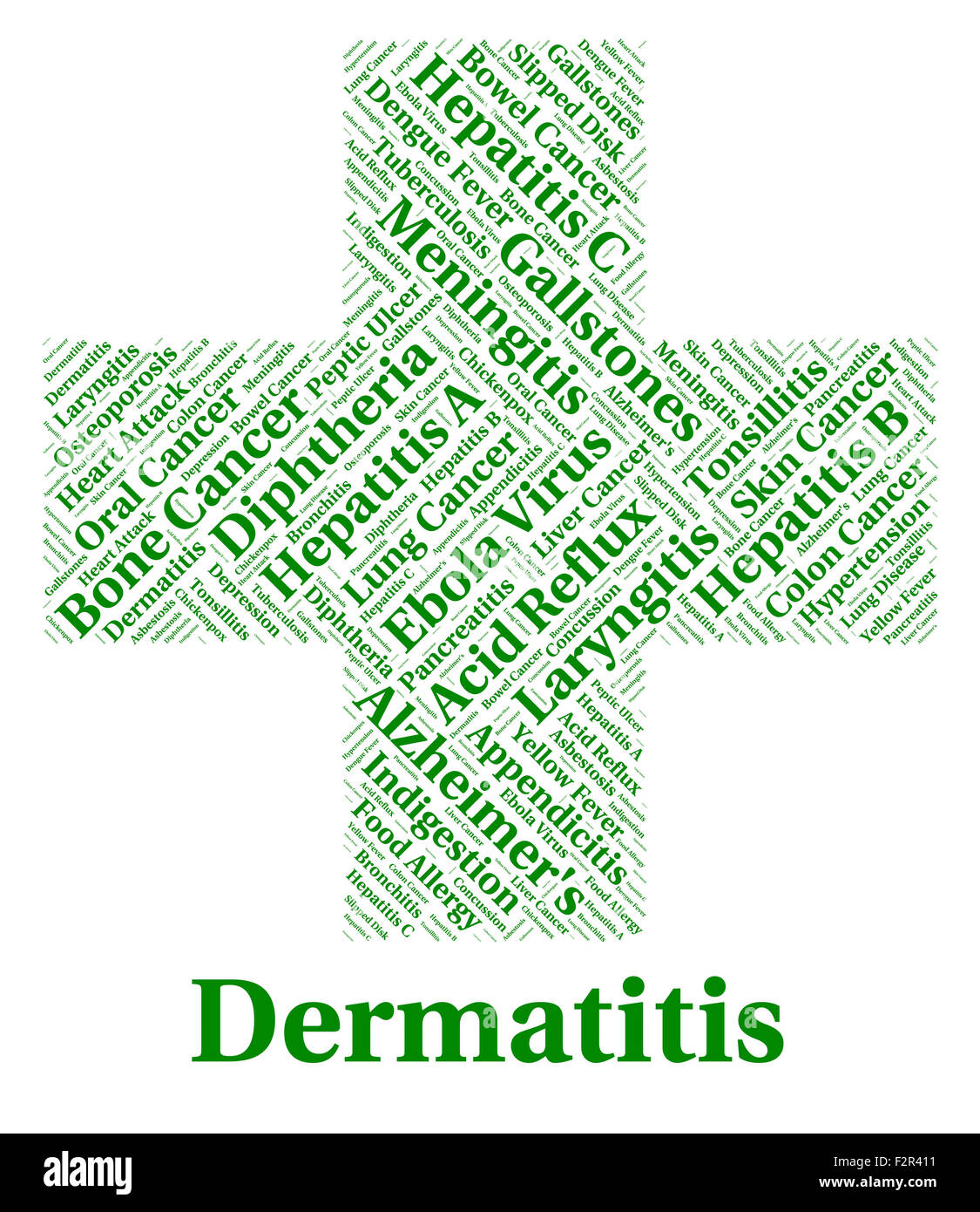 Dermatitis Illness Representing Skin Disease And Infection Stock Photo