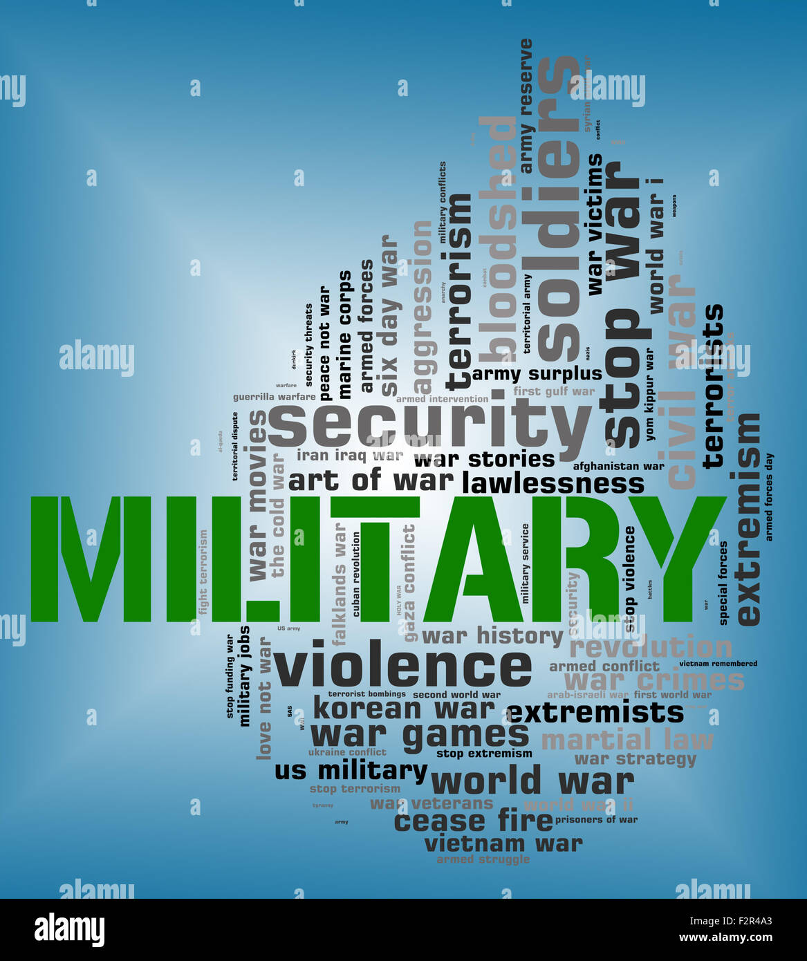 Military Word Meaning Martial Text And Battle Stock Photo Alamy