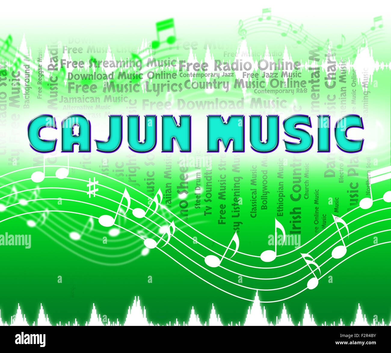 Cajun Music Indicating Southern Louisiana And Singing Stock Photo Alamy
