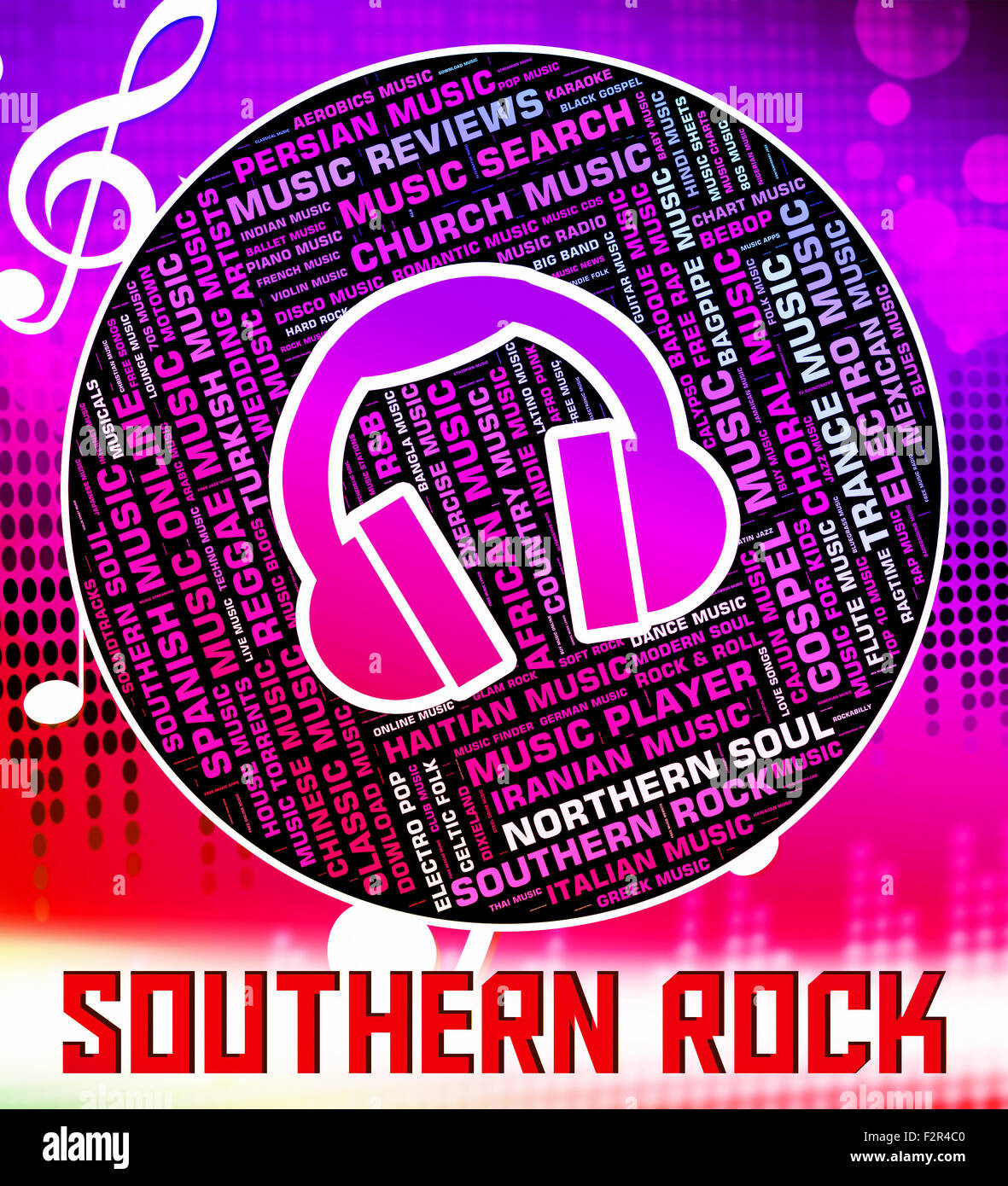Southern Rock Representing United States And Southerly Stock Photo Alamy