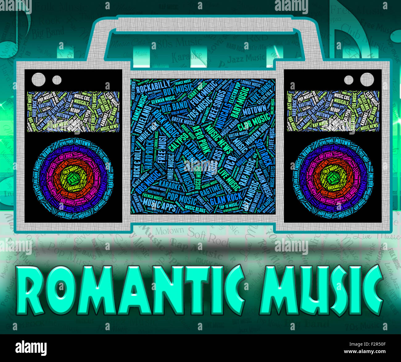 Romantic Music Indicating Sound Track And Audio Stock Photo Alamy