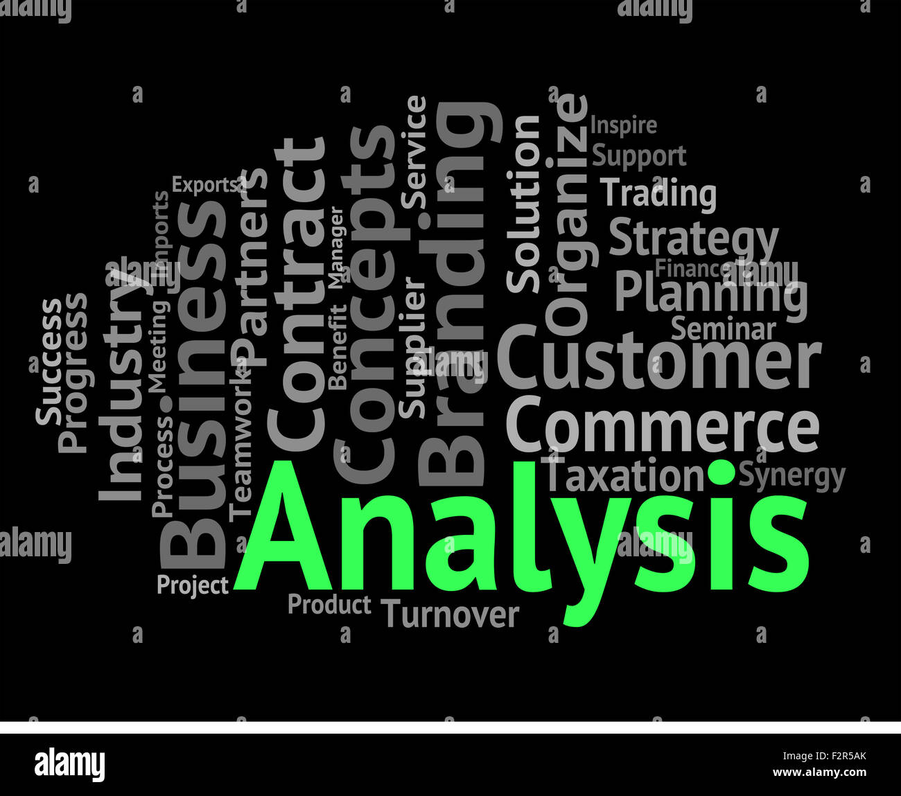 Analyse Word Showing Analytics Analysis Or Analyzing Stock Photo, Picture  and Royalty Free Image. Image 22702234.