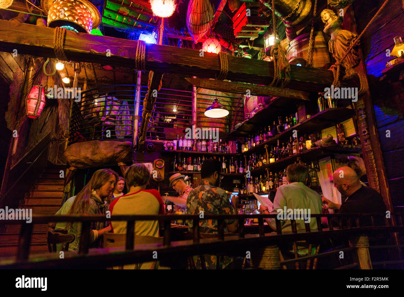 A General View Of The Bar Smuggler S Cove In San Francisco Ca Stock Photo Alamy
