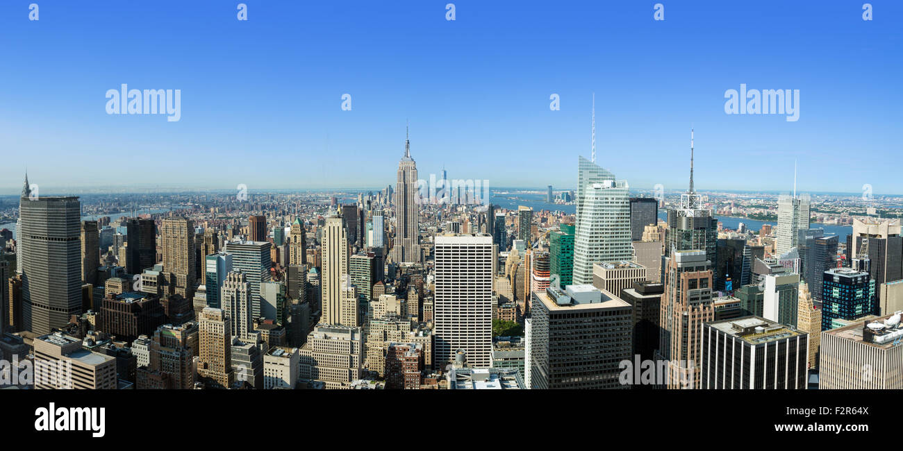 New york panorama hi-res stock photography and images - Alamy