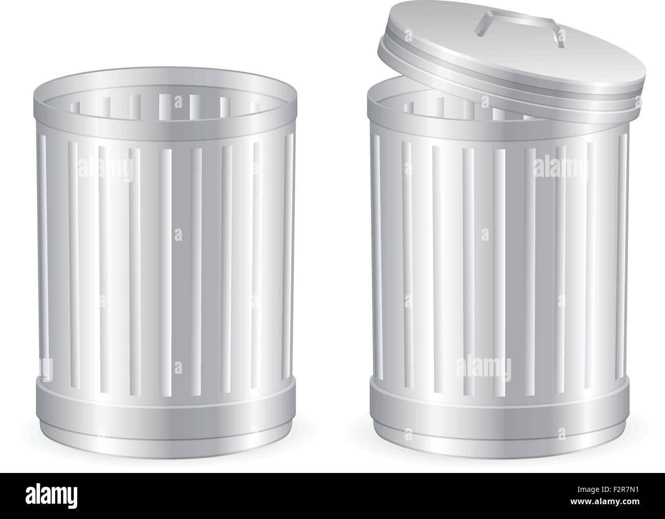 Trash can vectors hi-res stock photography and images - Alamy