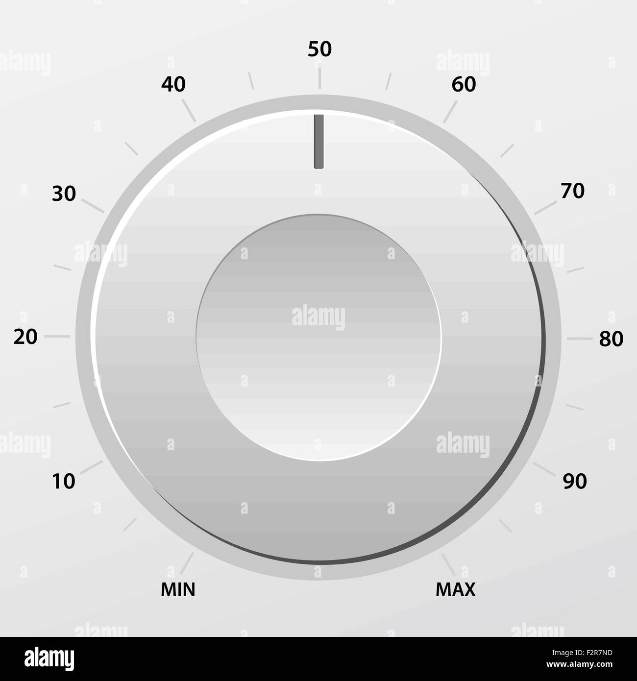 Grey volume knob. Vector illustration Stock Vector Image & Art - Alamy