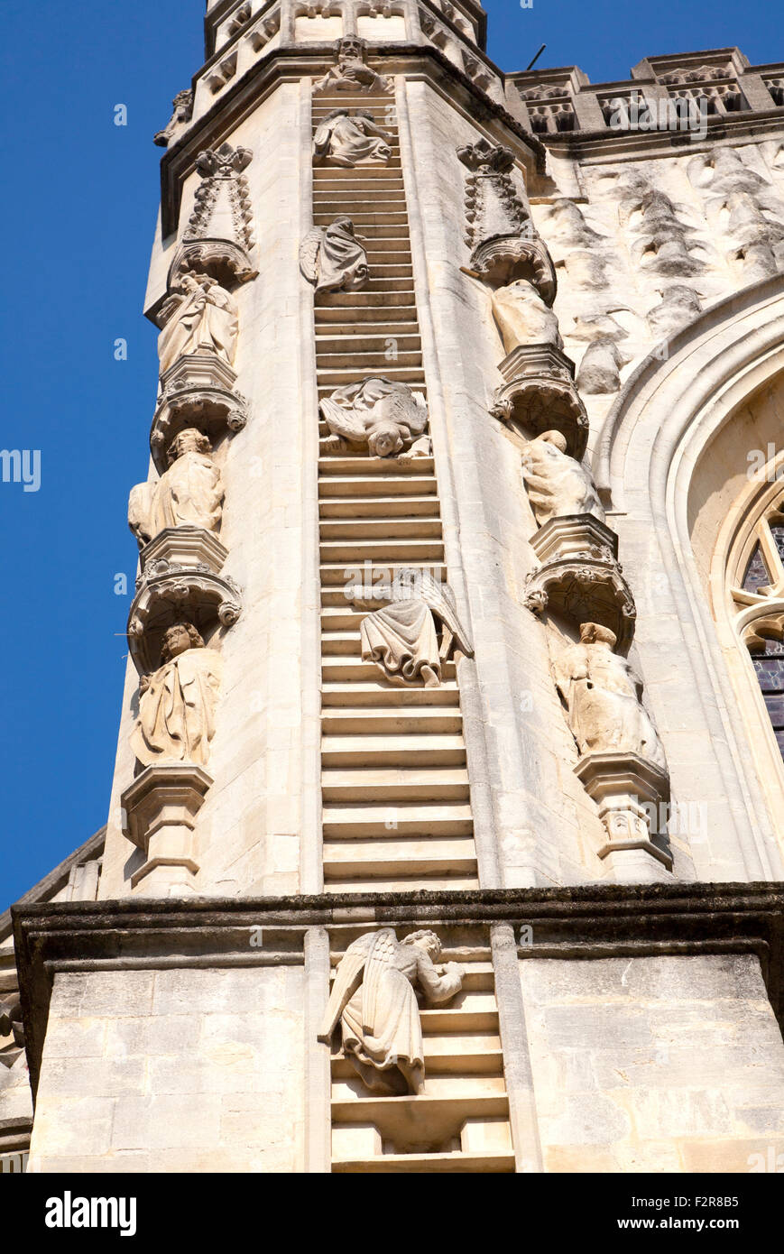 Angels ascending descending on ladders hires stock photography and