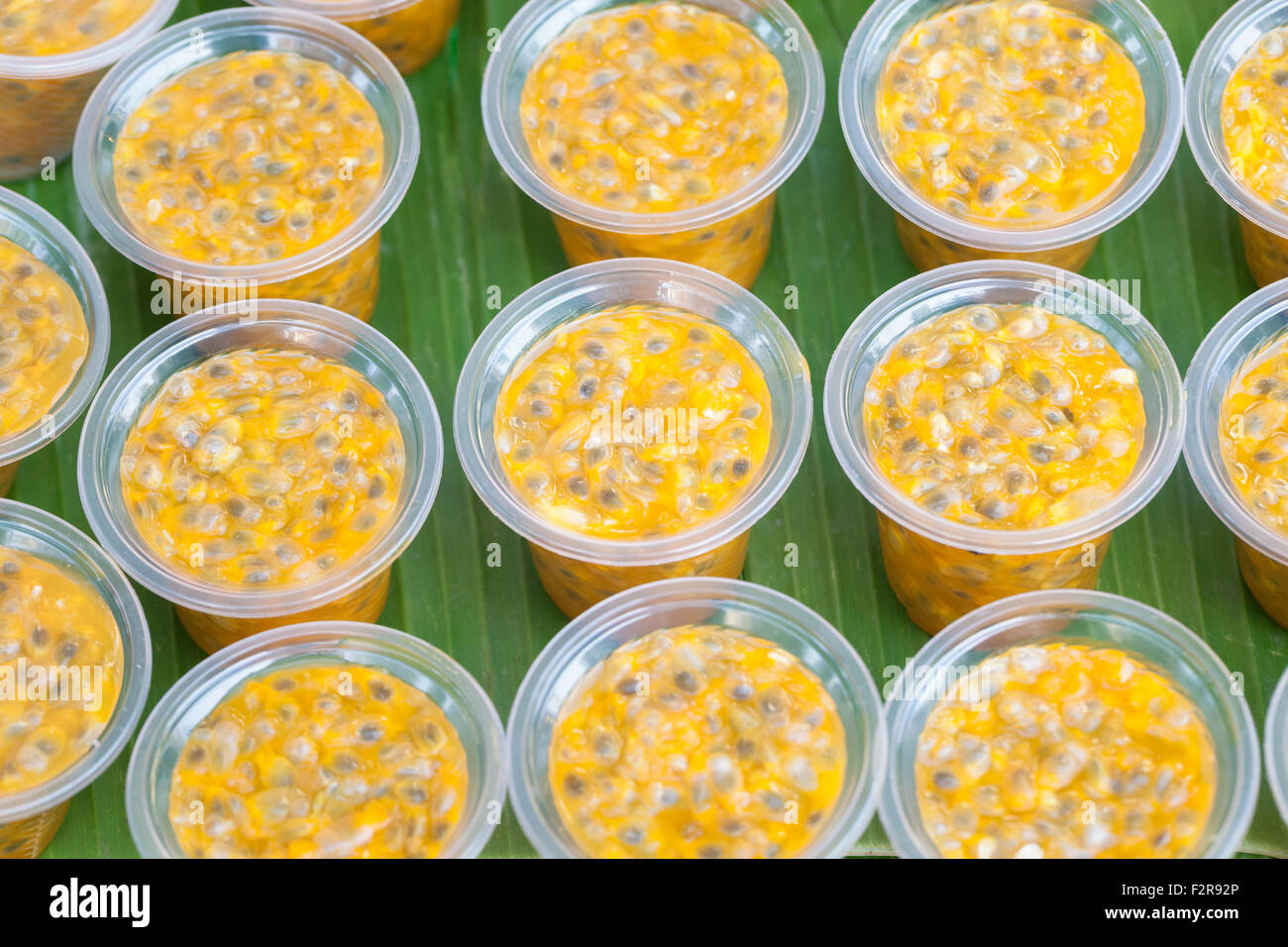 Passion fruit juice for sale at a market in Thailand Stock Photo Alamy