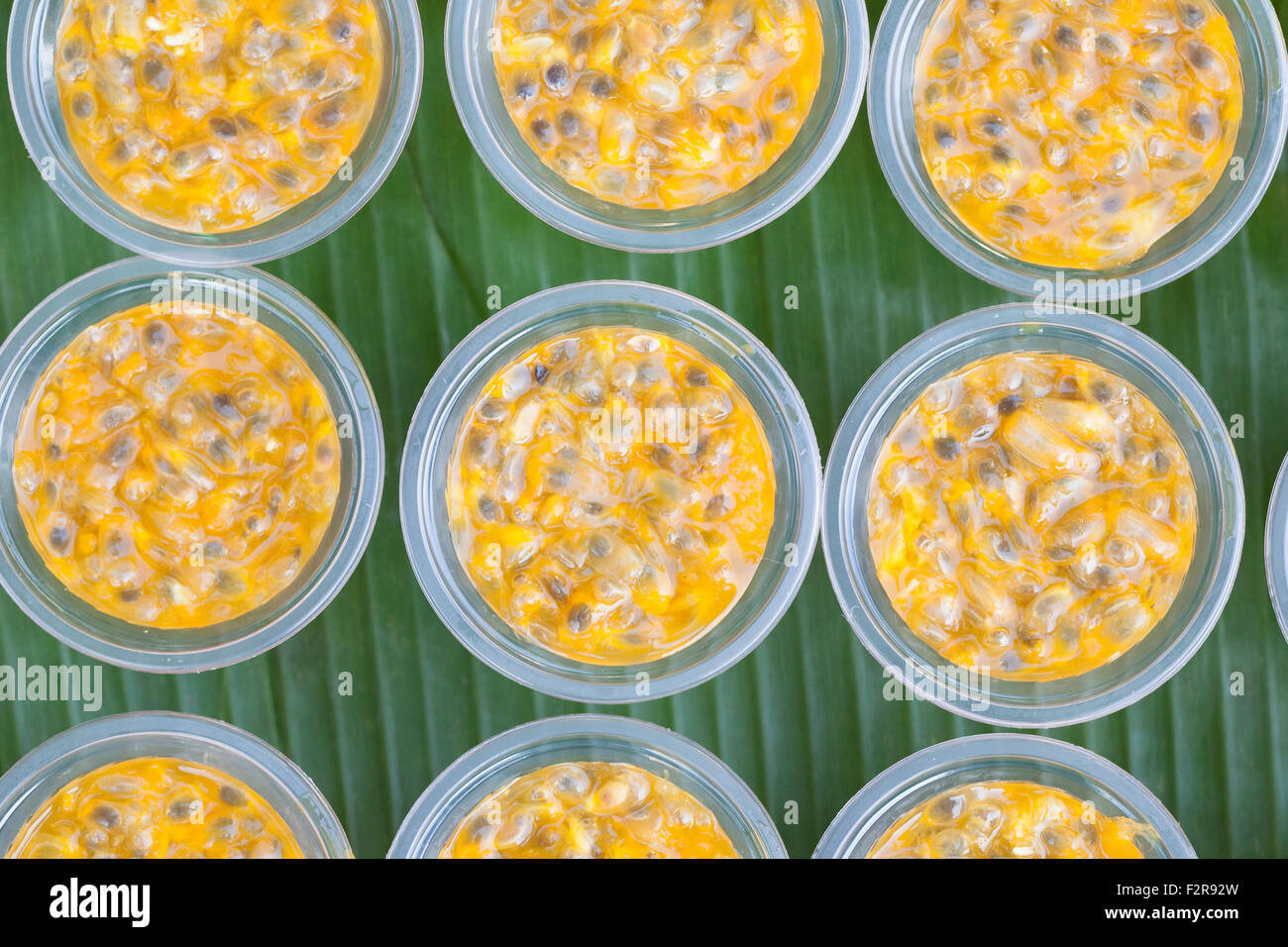 Passion fruit juice for sale at a market in Thailand Stock Photo Alamy
