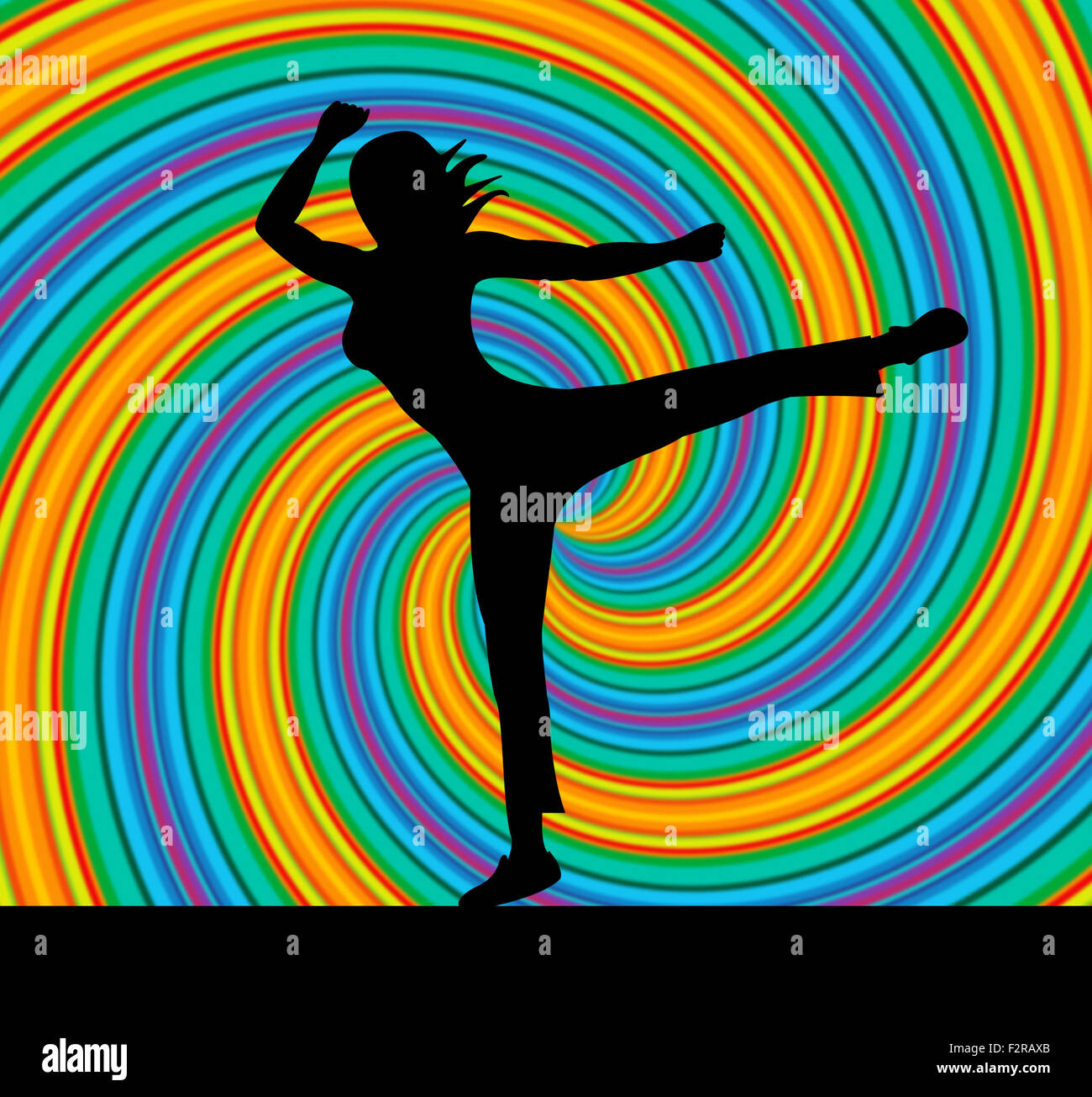 Yoga Pose Meaning Posing Meditated And Meditating Stock Photo Alamy