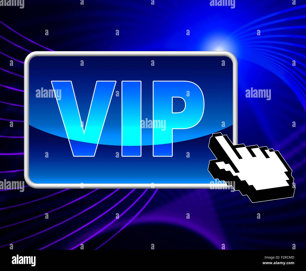 Vip Web Button Button Vip Showing Very Important Person And World Wide Web Stock Photo ...