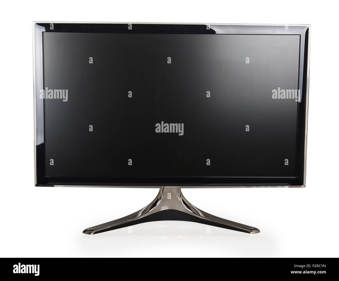 Computer display isolated on white background Stock Photo Alamy