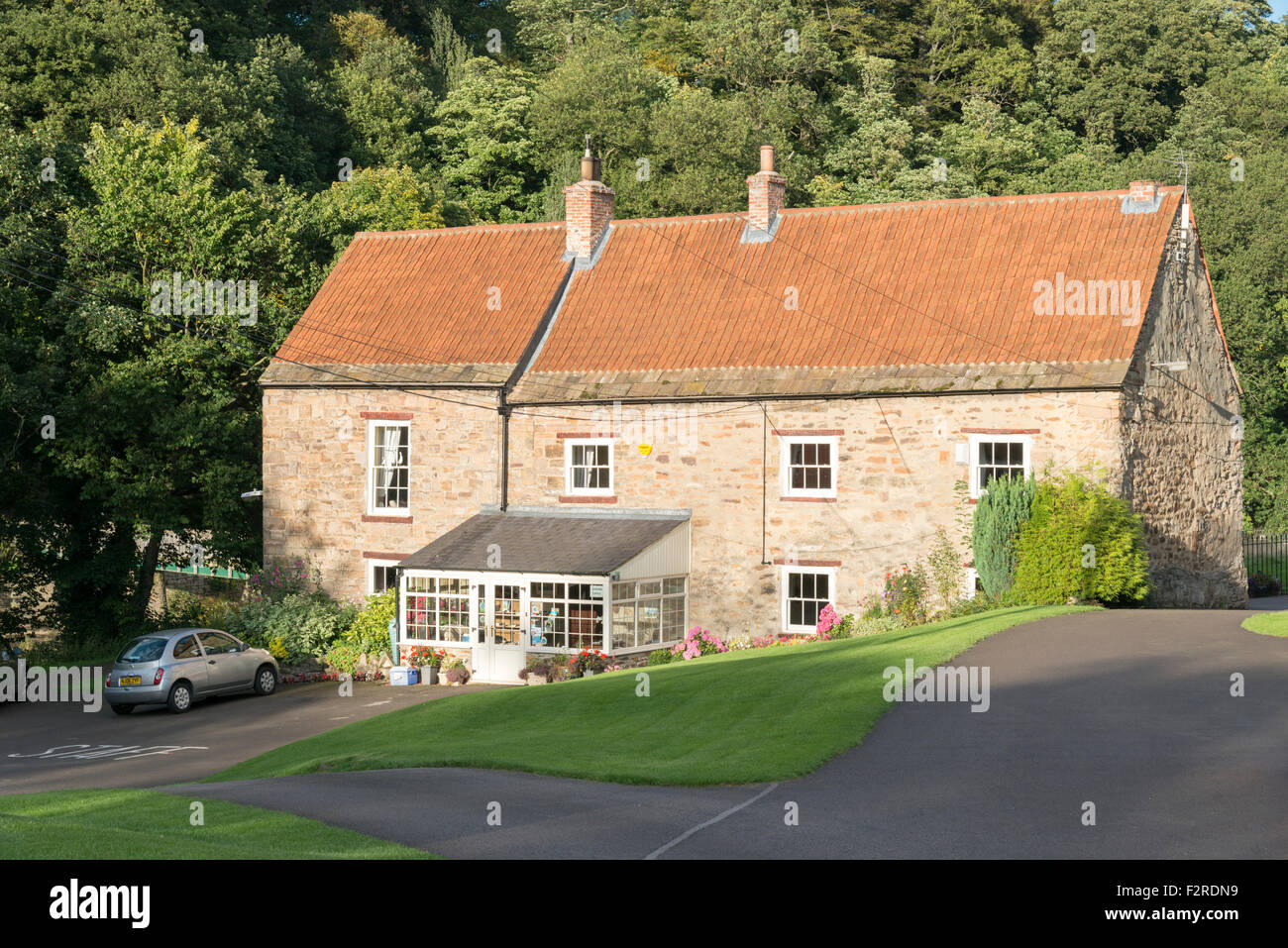 The farm house at Finchale Abbey Durham UK Stock Photo Alamy