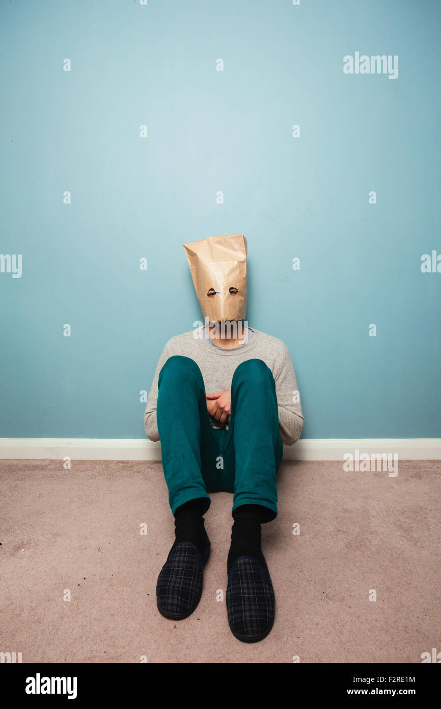 Paper Bag Over Head Stock Photos & Paper Bag Over Head Stock Images Alamy