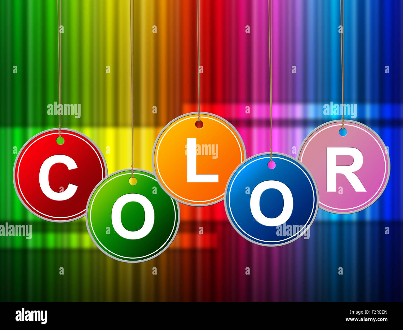 Paint Colorful Meaning Colourful Painted And Spectrum Stock Photo Alamy