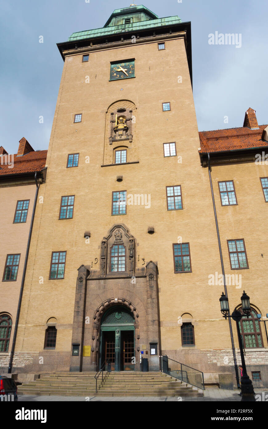 Stockholms Rådhus, Court House (1915), Stockholm, Polishusparken ...