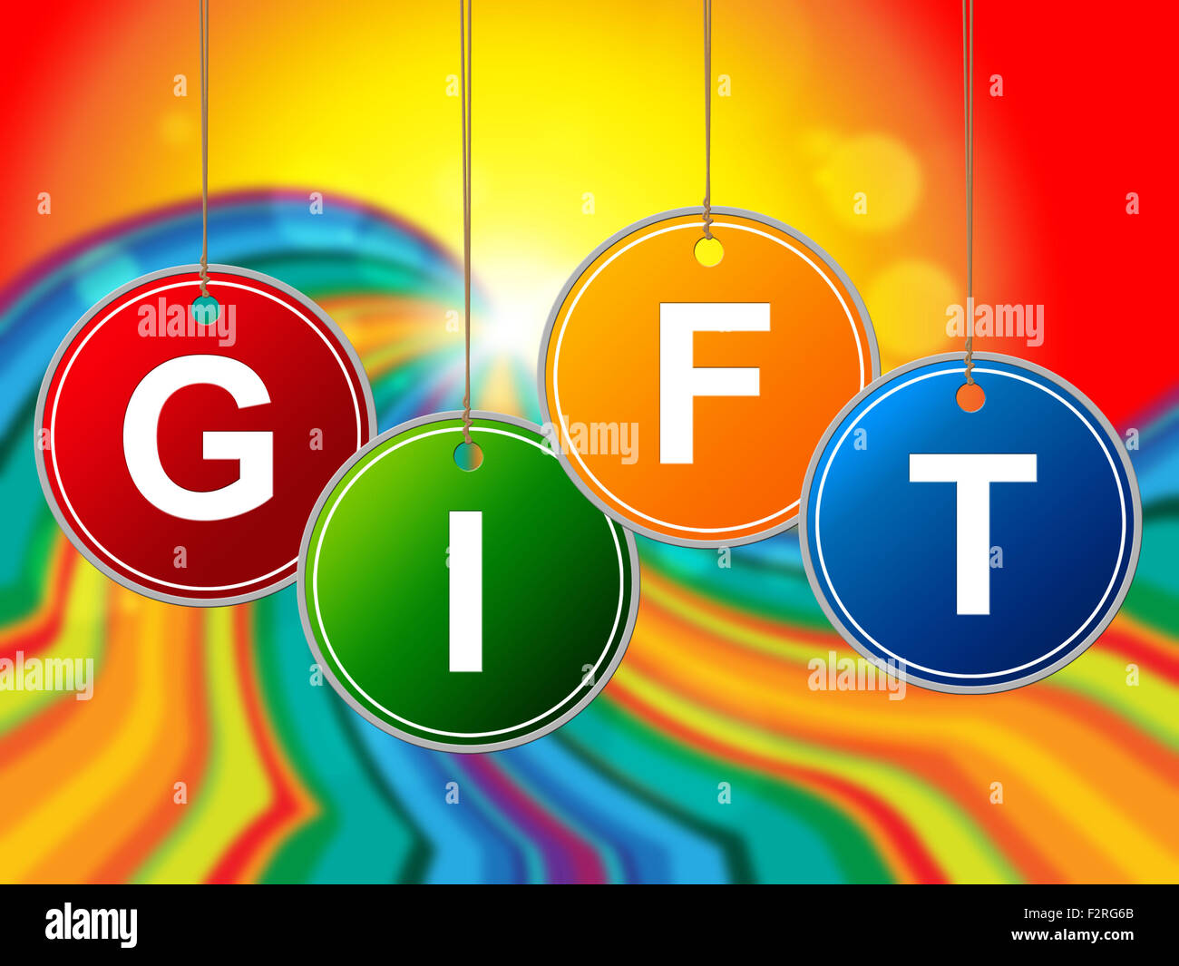 Kids Gift Meaning Surprises Youth And Box Stock Photo Alamy