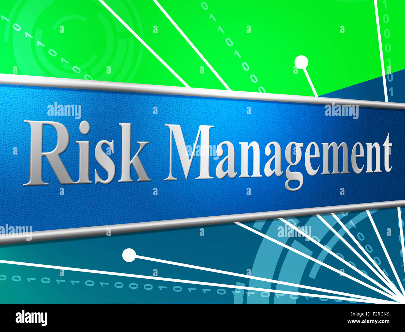 Management Risk Showing Company Peril And Dangerous Stock Photo
