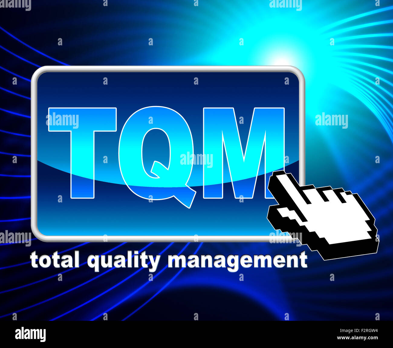 Total Quality Management Meaning Web Site And Excellent Stock Photo Alamy
