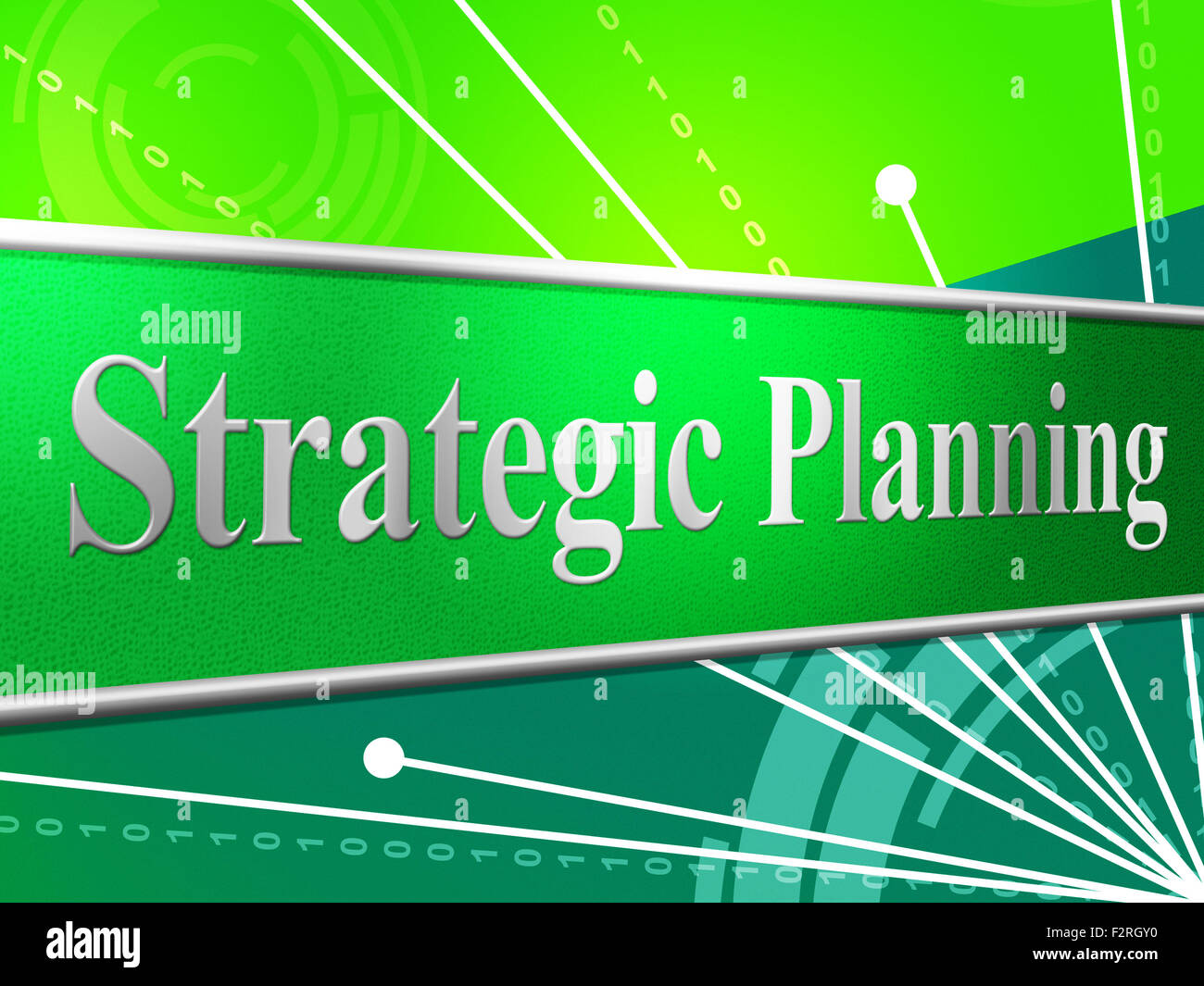 Strategic Planning Indicating Business Strategy And Idea Stock Photo