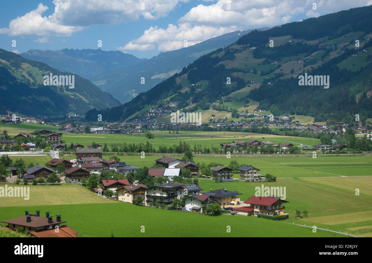 Zillertal valley, Tyrol, Austria Stock Photo - Alamy