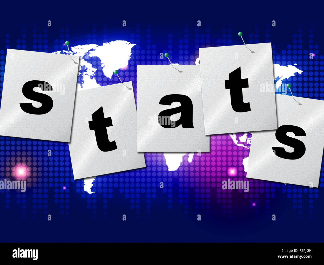 Data Statistics Representing Analyse Stats And Report Stock Photo