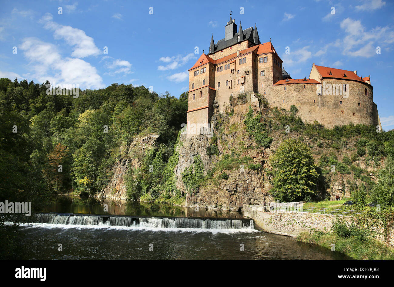 The Kriebstein Castle in Zschopau (Saxony), Germany, 17 September 2015