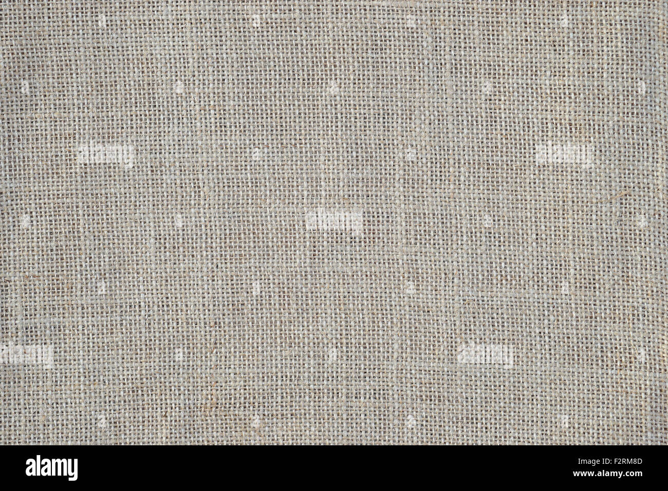 burlap or linen fabric as background or texture Stock Photo