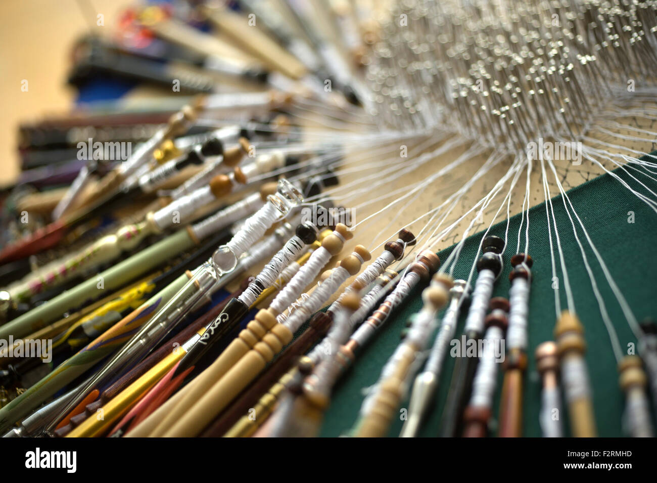 Tools for lace-making Stock Photo - Alamy