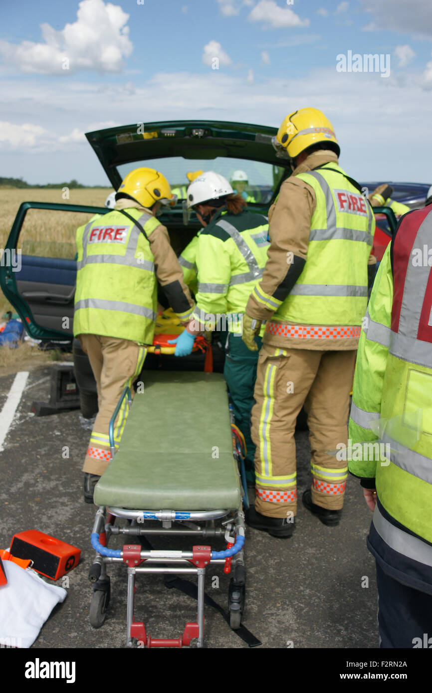 car crash casualty Stock Photo Alamy