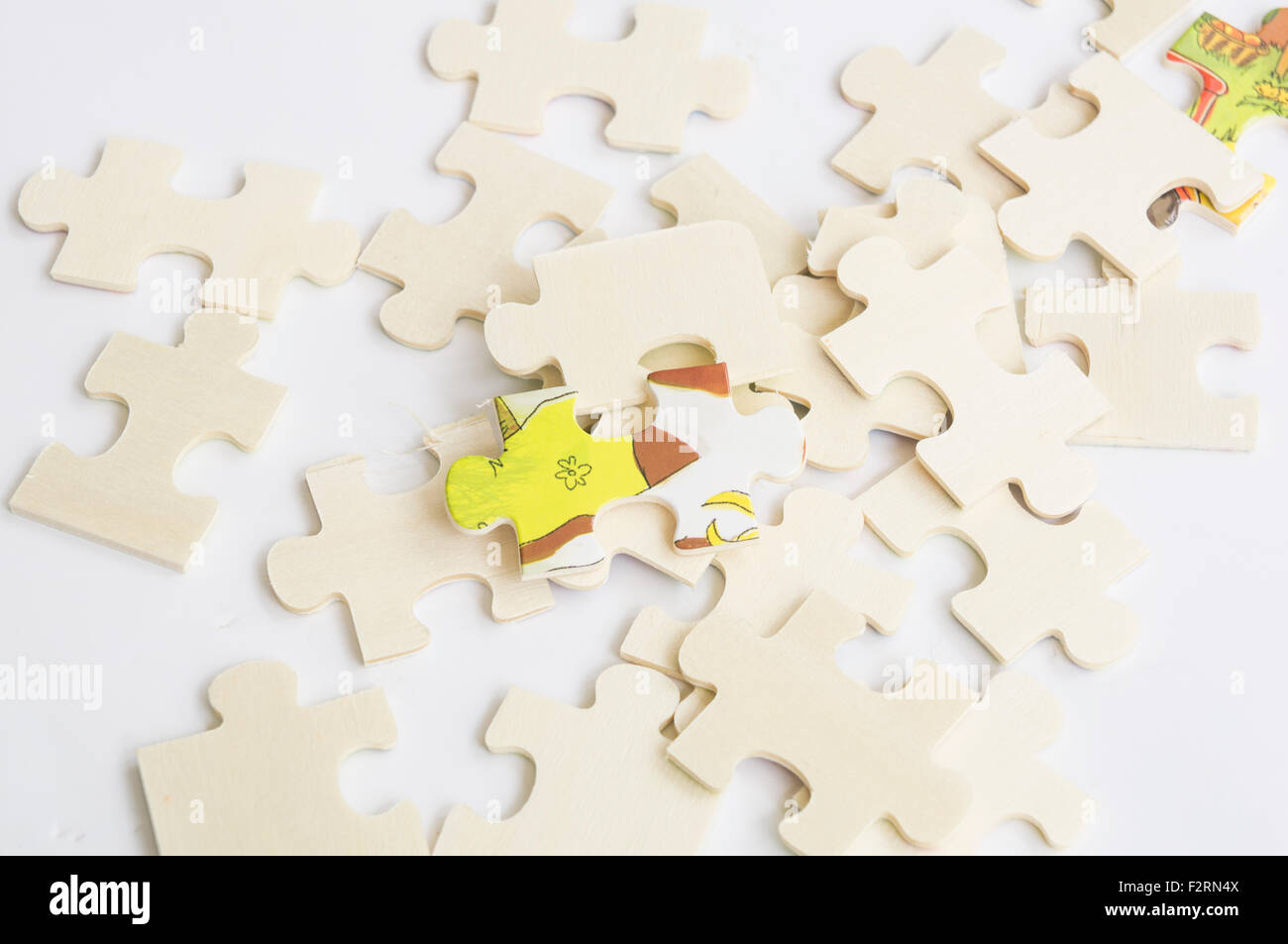 puzzle pattern hand teamwork partnership cooperation people pieces creativity strategy Stock Photo