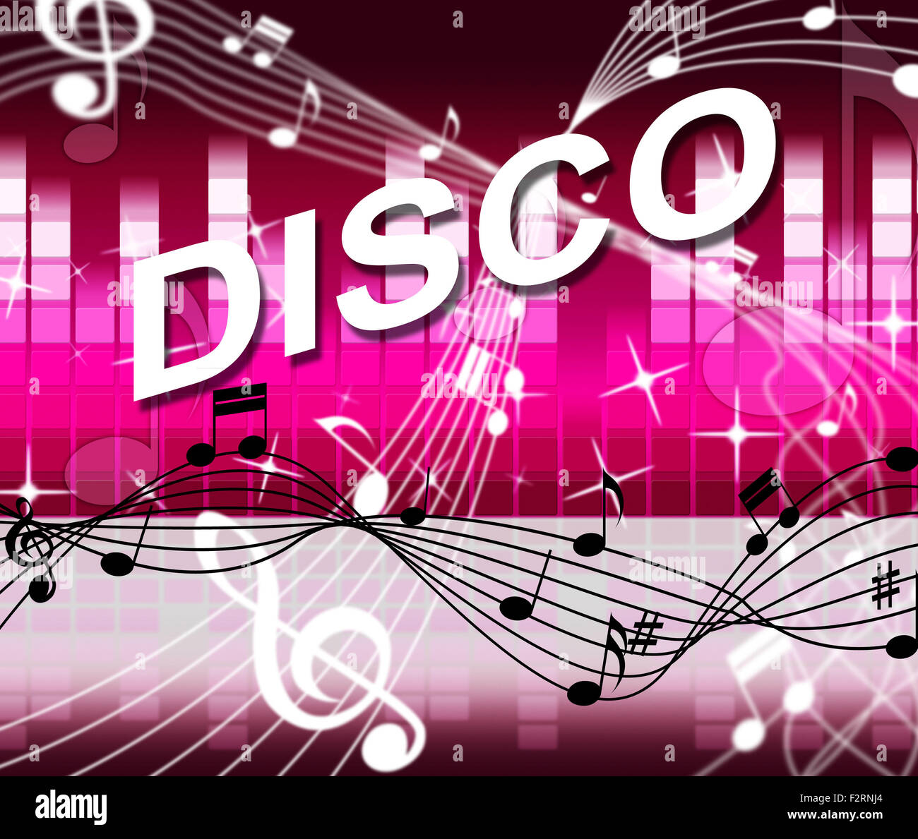 Disco Music Meaning Sound Track And Soundtrack Stock Photo Alamy