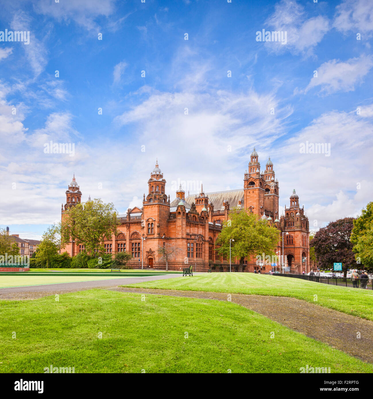 Kelvingrove Art Gallery and Museum, in the West End of Glasgow. It is said to be the most popular free-to-enter attraction in Sc Stock Photo