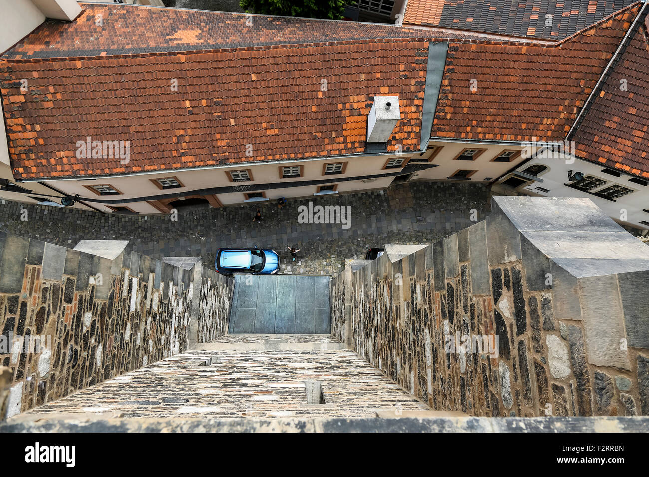 Brno vertical street view Stock Photo