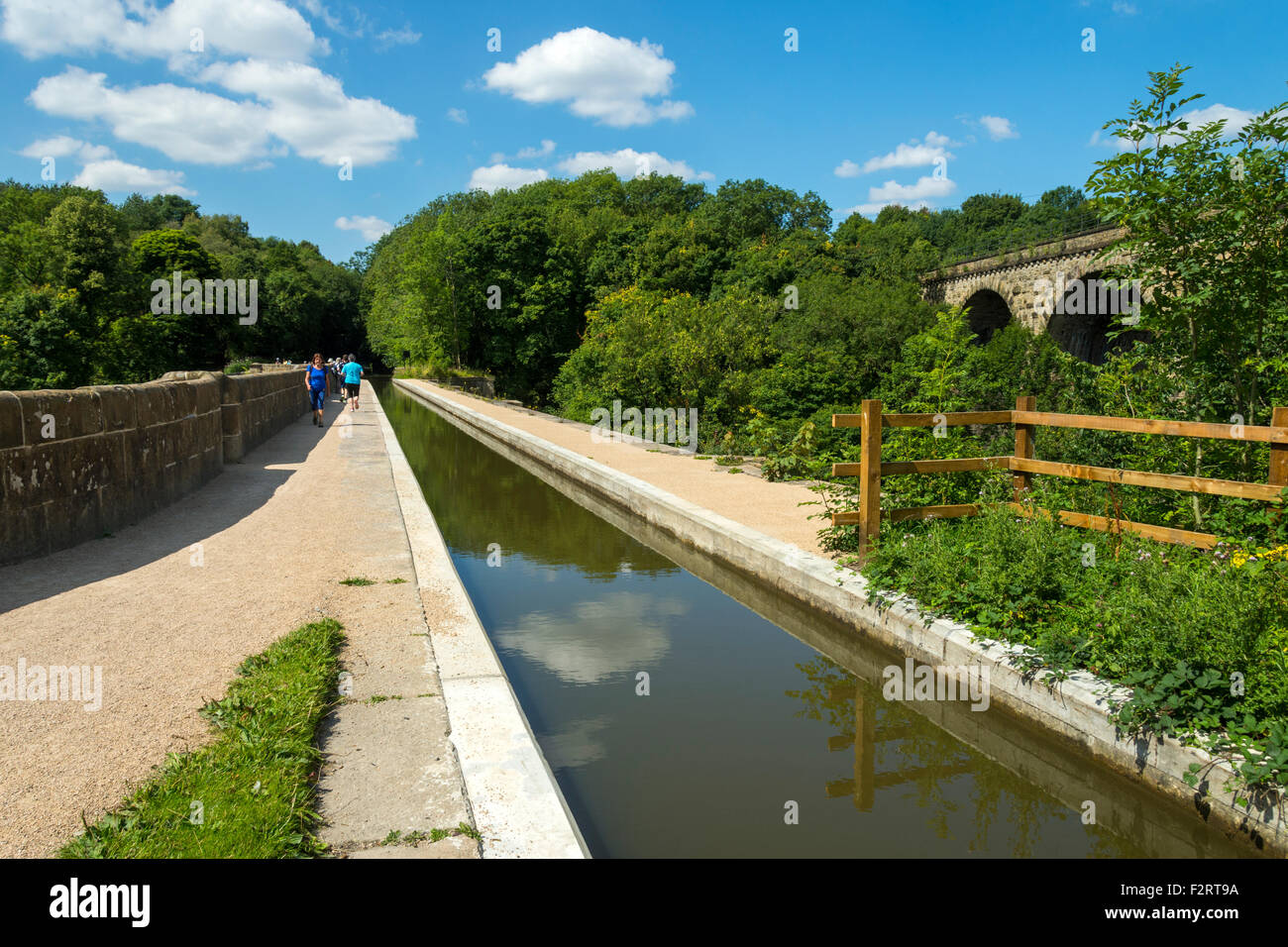 The Marple Aqueduct on the Peak Forest Canal, near Marple, Greater ...