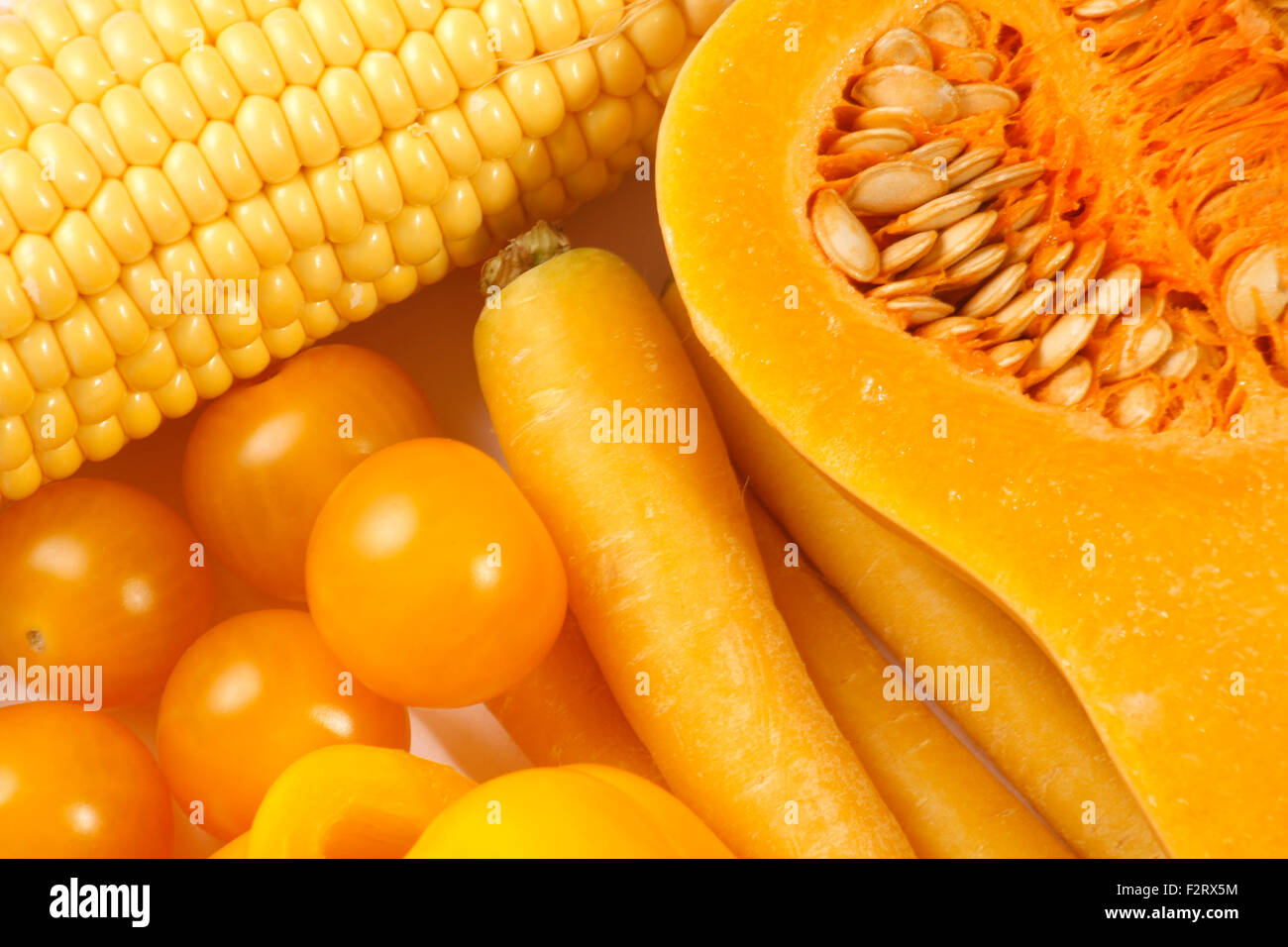 Yellow Vegetables Stock Photo