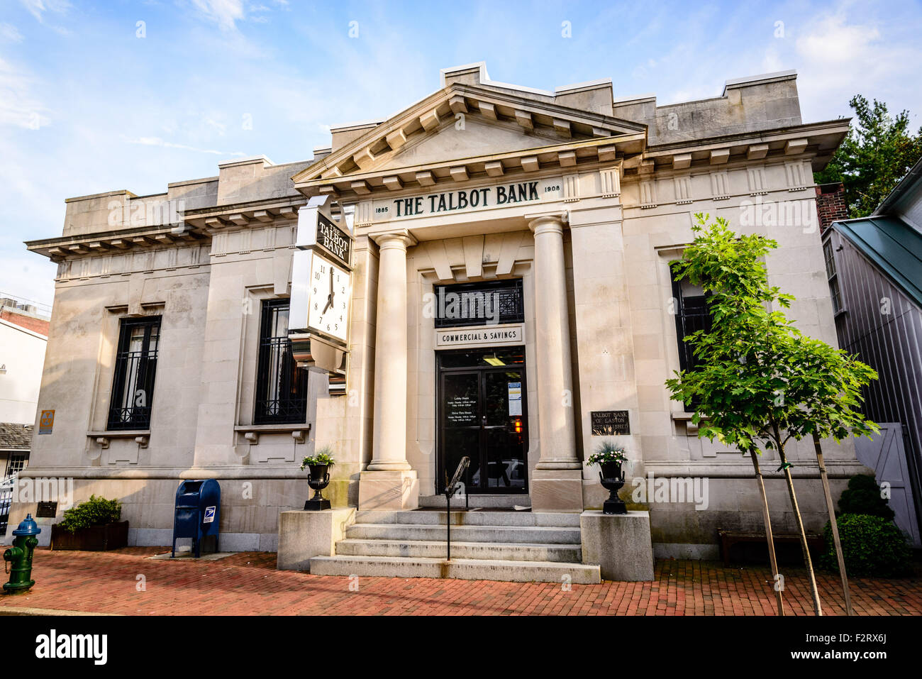 The Talbot Bank of Easton, 18 Dover Street, Easton, Maryland Stock