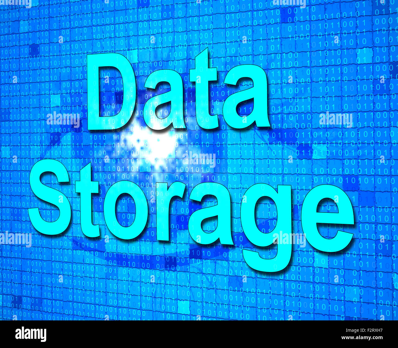Data Storage Representing Storehouse Computer And Storing Stock Photo ...