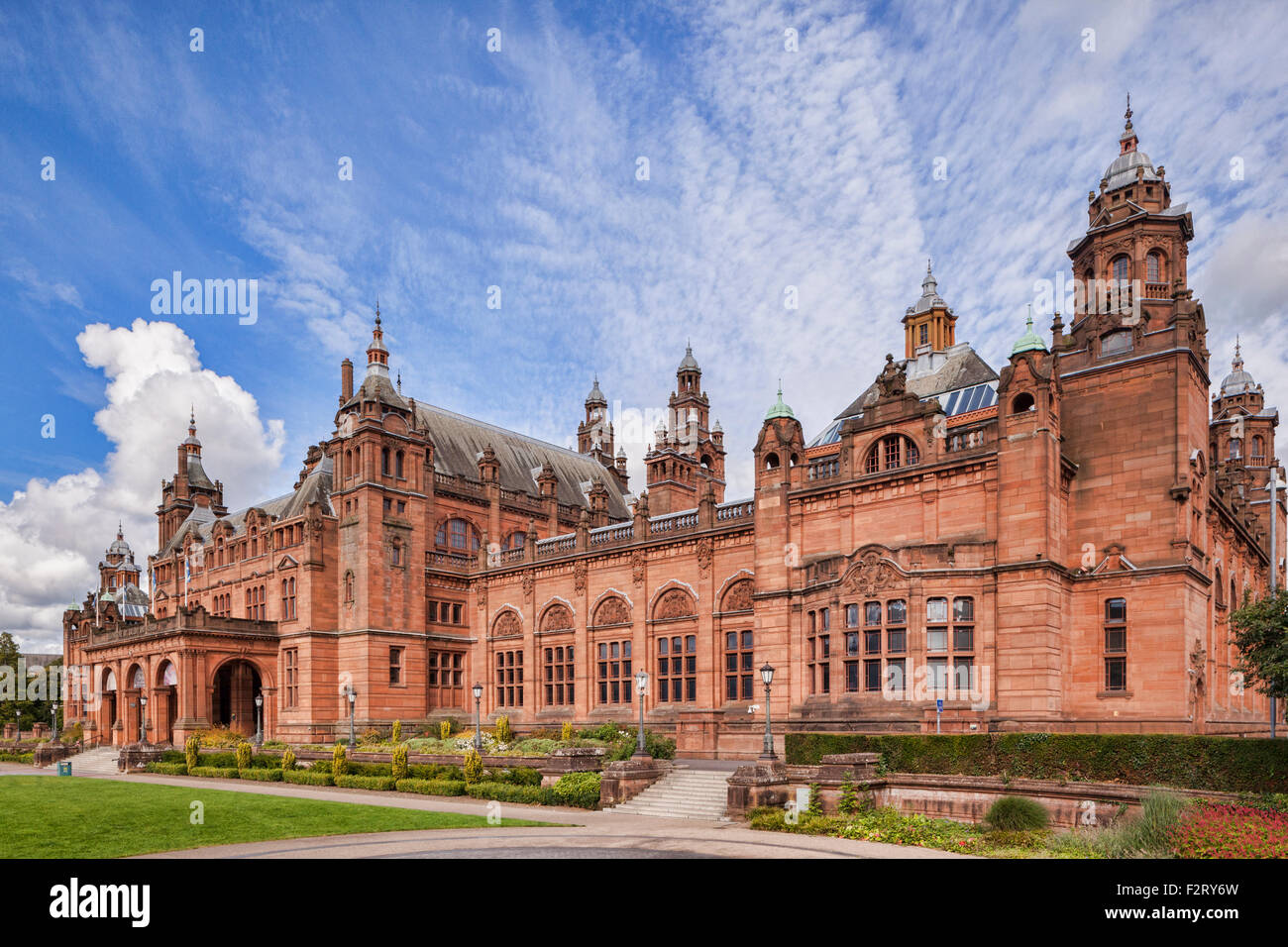 Kelvingrove Art Gallery and Museum, in the West End of Glasgow. It is said to be the most popular free-to-enter attraction in Sc Stock Photo