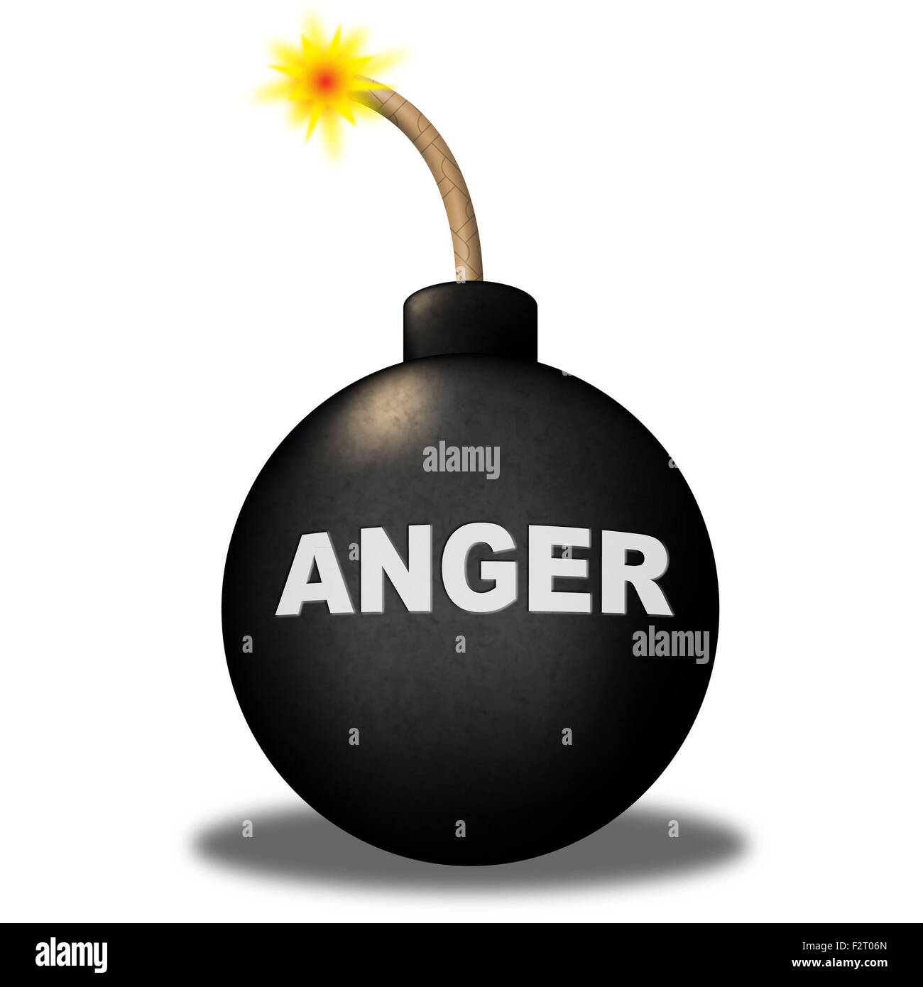 Anger Warning Meaning Caution Furious And Hazard Stock Photo Alamy