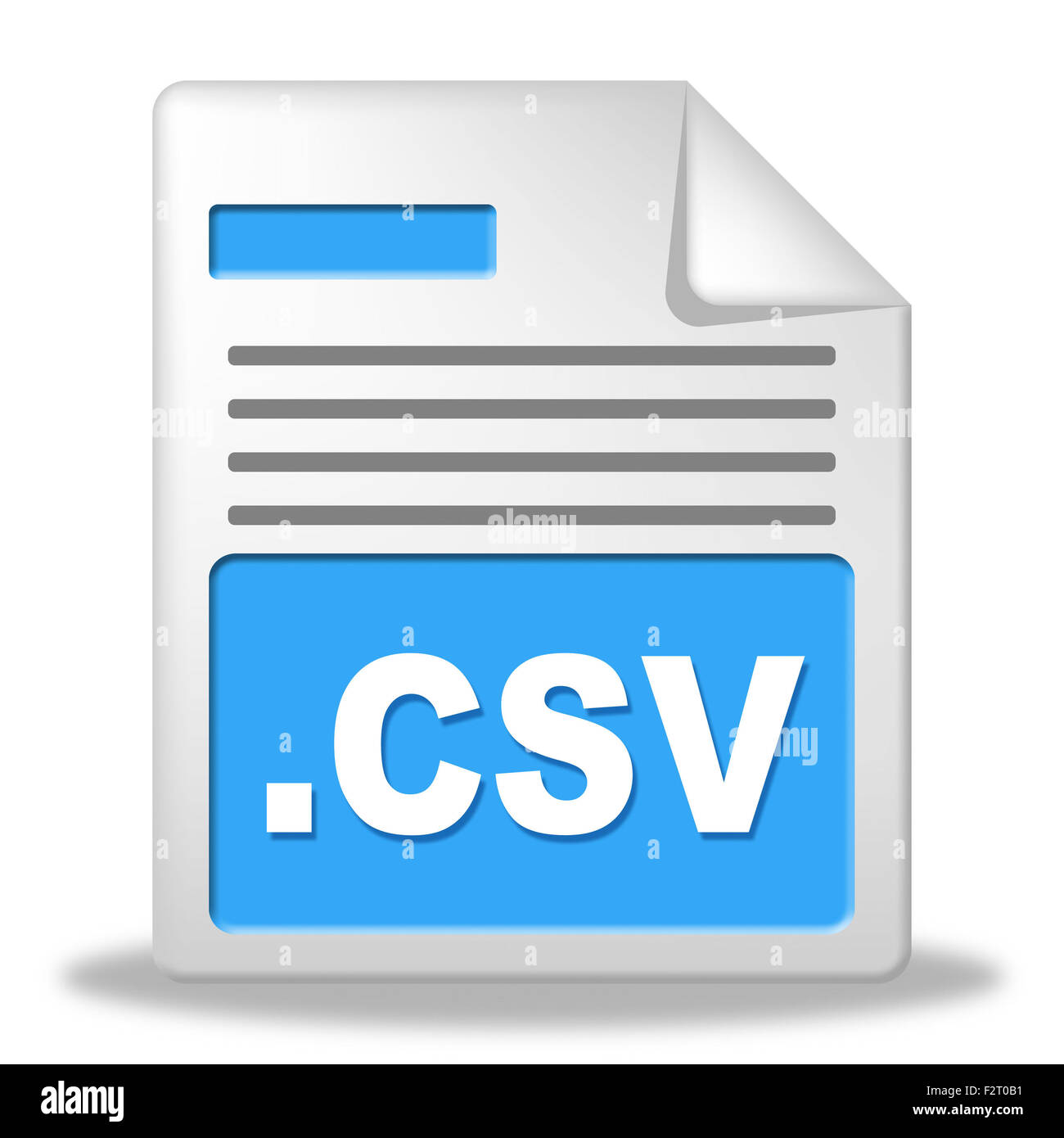 Csv File Indicating Comma Seperated Values And Folders Correspondence ...