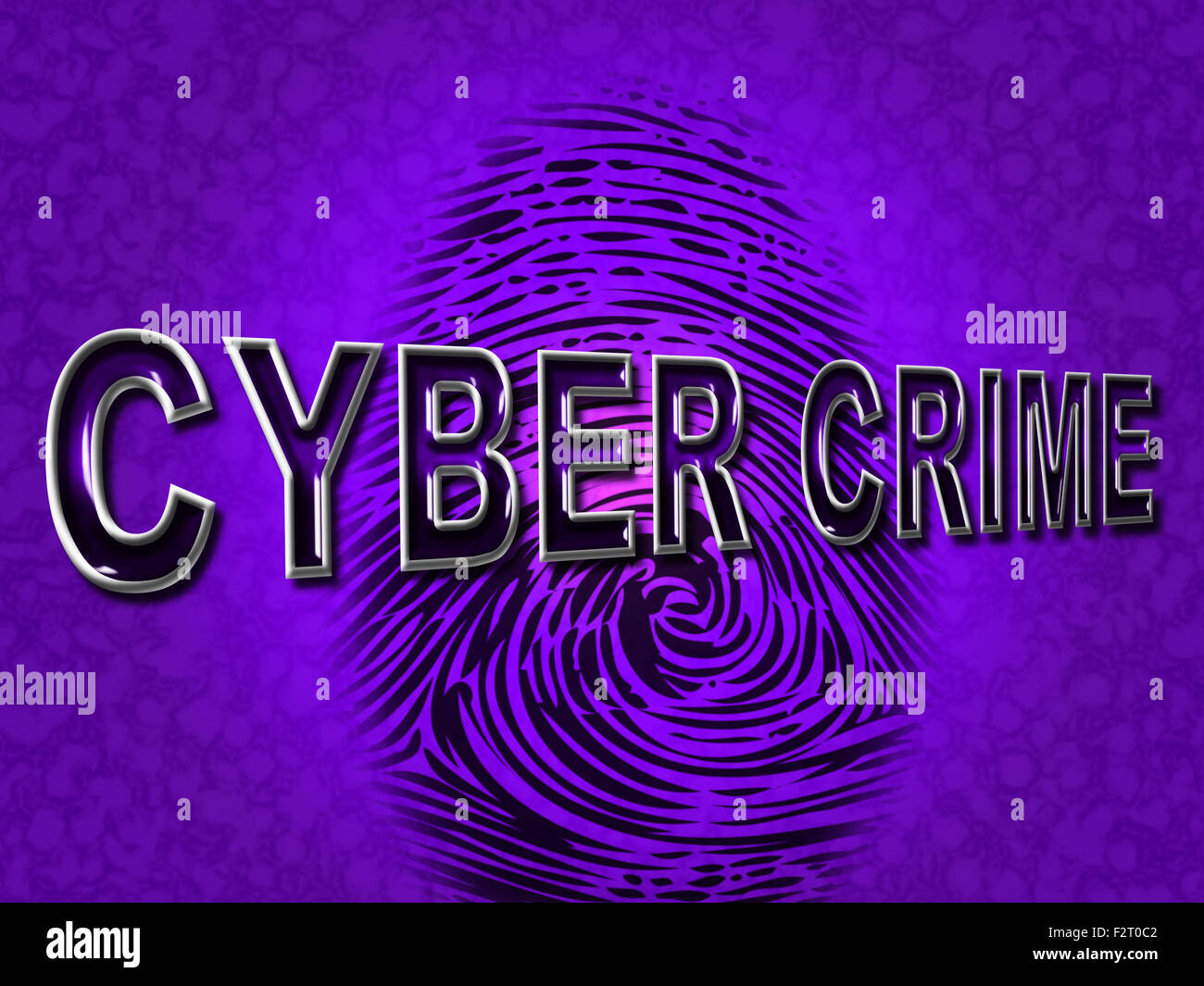 Cyber Crime Meaning Virus Vulnerable And Crack Stock Photo Alamy