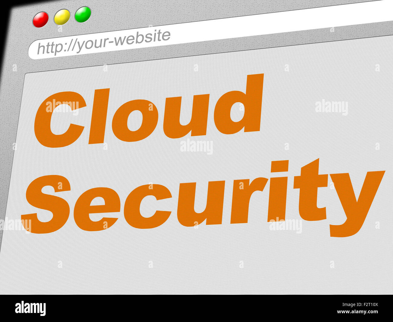 Cloud Computing Showing Network Server And Security Stock Photo - Alamy