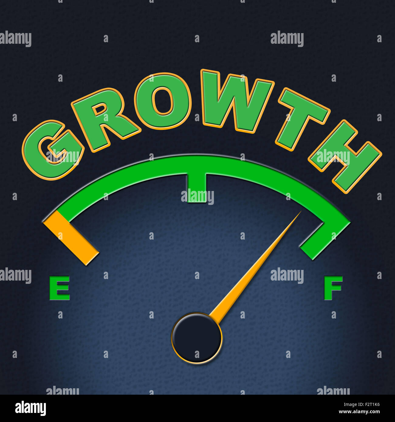 Growth Gauge Meaning Dial Expand And Improvement Stock Photo Alamy