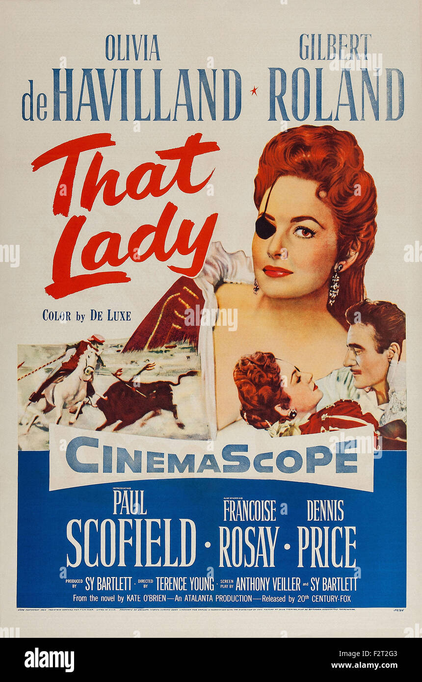 That Lady (1955) - Movie Poster Stock Photo