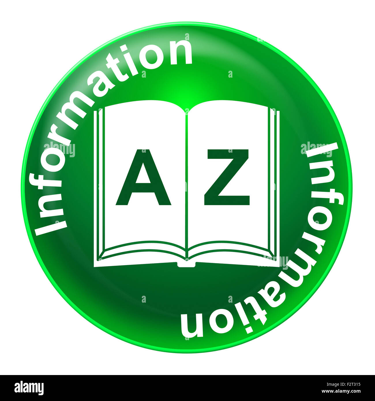 Information Badge Meaning Answers Education And Answer Stock Photo